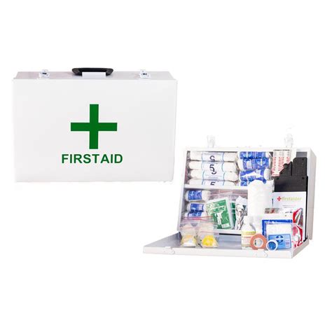 large metal first aid box|government regulation first aid kit.